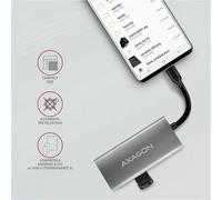 Axagon HMC-4G2 hub & concentrateur USB 3.2 Gen 2 (3.1 Gen 2) Type-C 10000 Mbit/s