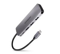 Axagon HMC-5 USB 3.2 Gen 1 hub, 2x USB-A, HDMI, SD/microSD, PD 100W, 20cm USB-C cable