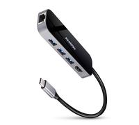 Axagon HMC-6GL USB 3.2 Gen 1 hub, 3x USB-A, HDMI 4k/30Hz, RJ-45, PD 100W, 20cm USB-C cable