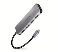 Axagon HMC-HCR3A 3x USB HDMI+ SD/microSD USB-C 3.2 Gen 1 hub 20cm Wired USB 3.2 Gen 1 (3.1 Gen 1) Type-C Grey