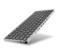 AXAGON HMC-KB keyboard USB-C 5Gbps with HUB, microSD/SD, 3x USB-A, HDMI 4K/60Hz, PD 100W, Audio, DE