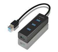 AXAGON HUE-S2B - USB 3.0-4-Port Charging HUB with Micro USB Input