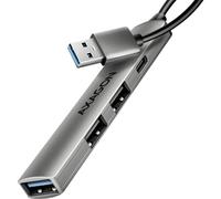 AXAGON HUE-STA USB hub 4 ports USB-C, USB-A 5 GBit/s Grey