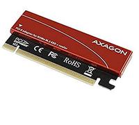 AXAGON PCEM2-S PCIe 3.0 x16 Adapter, 1x M.2 NVMe SSD With Passive Cooling