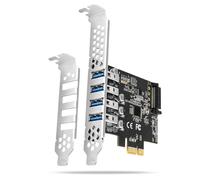 AXAGON PCEU-43RS PCIe Adapter 4x USB3.0 UASP VIA, 15-pin SATA Stromversorgung