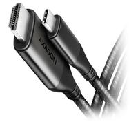 AXAGON RVC-HI2MC HDMI/USB-C cable black 1.8 m HDMI-A socket