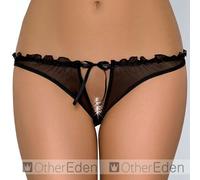 Axami V-6458 Charbon sexy open crotch thong