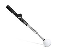 Axaooqeld Golf Swing Trainer Aid Metal Golf Swing Trainer Golf Swing Training Aid for Flexibility, Tempo, and Strength Golf Warm-Up Stick