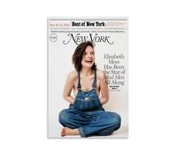 AXAYNIMD Aesthetic Beauty Elisabeth Moss Actress Poster Decorative Painting Canvas Wall Posters And Art Picture Print Modern Family Bedroom Decor Posters 20x30inch(50x75cm)