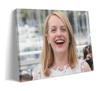 AXAYNIMD Aesthetic Beauty Elisabeth Moss Dazzling Smile Poster Decorative Painting Canvas Wall Posters And Art Picture Print Modern Family Bedroom Decor Posters 08x12inch(20x30cm)