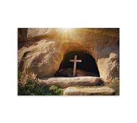 AXAYNIMD Christian Jesus Christ Poster Decorative Painting Canvas Wall Posters And Art Picture Print Modern Family Bedroom Decor Posters 12x18inch(30x45cm)
