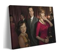 AXAYNIMD Christina Hendricks Elisabeth Moss Tv Mad Men Actress Poster Decorative Painting Canvas Wall Posters And Art Picture Print Modern Family Bedroom Decor Posters 12x18inch(30x45cm)