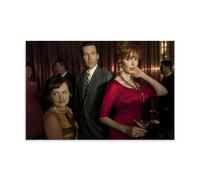 AXAYNIMD Christina Hendricks Elisabeth Moss Tv Mad Men Actress Poster Decorative Painting Canvas Wall Posters And Art Picture Print Modern Family Bedroom Decor Posters 16x24inch(40x60cm)