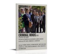 AXAYNIMD Classic Tv Criminal Minds Minimalism Poster Decorative Painting Canvas Wall Posters And Art Picture Print Modern Family Bedroom Decor Posters 20x30inch(50x75cm)