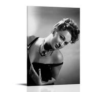 AXAYNIMD Classical Beauty Olivia De Havilland Noble Temperament Poster Decorative Painting Canvas Wall Posters And Art Picture Print Modern Family Bedroom Decor Posters 16x24inch(40x60cm)