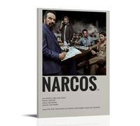 AXAYNIMD Crime US Drama Narcos Minimalism Poster Decorative Painting Canvas Wall Posters And Art Picture Print Modern Family Bedroom Decor Posters 20x30inch(50x75cm)