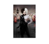 AXAYNIMD Cruella Poster Decorative Painting Canvas Wall Posters And Art Picture Print Modern Family Bedroom Decor Posters 08x12inch(20x30cm)