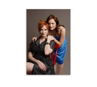 AXAYNIMD Mad Men Actress Christina Hendricks Elisabeth Moss Poster Decorative Painting Canvas Wall Posters And Art Picture Print Modern Family Bedroom Decor Posters 08x12inch(20x30cm)