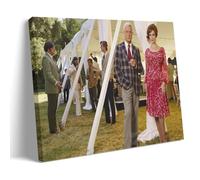 AXAYNIMD Mad Men Character Roger Sterling Joan Harris Poster Decorative Painting Canvas Wall Posters And Art Picture Print Modern Family Bedroom Decor Posters 16x24inch(40x60cm)