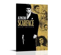 AXAYNIMD Scarface Movie Art Poster Decorative Painting Canvas Wall Posters And Art Picture Print Modern Family Bedroom Decor Posters 16x24inch(40x60cm)