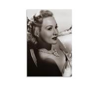 AXAYNIMD Virginia Mayo Charming Women Exquisite Makeup Poster Decorative Painting Canvas Wall Posters And Art Picture Print Modern Family Bedroom Decor Posters 24x36inch(60x90cm)