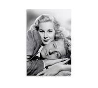 AXAYNIMD Virginia Mayo Stunning Celebrity Poster Decorative Painting Canvas Wall Posters And Art Picture Print Modern Family Bedroom Decor Posters 24x36inch(60x90cm)