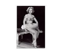 AXAYNIMD Virginia Mayo Stunning Women Star Poster Decorative Painting Canvas Wall Posters And Art Picture Print Modern Family Bedroom Decor Posters 08x12inch(20x30cm)