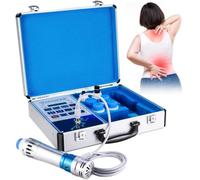Axazcs ED Shockwave Therapy Machine, Electromagnetic Shock Wave Device, Deep Muscle Massager, with 7 Massage Heads, 50-105MJ Energy Adjustable, for Pain Relief, Body Relax