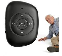 Axazcs GPS Tracker Pendant, SOS Emergency Call, Voice Call + Fall Alarm + Electronic Fence Function, Accurate Positioning, Remind The Elderly To Take Medicine, for Elderly