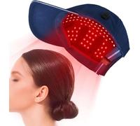 Axazcs Hair Growth Lamp Cap, Light Therapy Hat with Red And Blue Light, 70pcs LED Light Beads, for Woman and Man, Strengthens Hair Roots