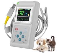 Axazcs Handheld Pulse Oximeter for Vet Use, Measurement Pet's Oxygen Saturation and Heart Rate, Safe & Non-Invasive, with Probe and USB Cable, for Dog, Cat, and Small Animals