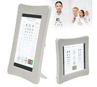 Axazcs LED Vision Test Board for Hyperopia & Presbyopia, Professional Eye Chart with Red-Green Symbols, Adjustable Brightness, 25cm Working Distance, 2 Ways To Place