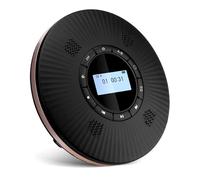 Axazcs Portable CD Player with 4 Speaker, Personal Bluetooth CD Playe, FM Transmitter, 5 EQ Modes, Rechargeable Music CD Players, for Home Car, Travel, Sports, Learning
