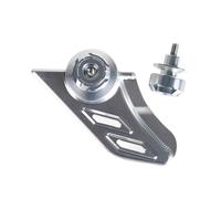 AXCAR Motorcycles Universal Lower Chain Guard Suitable For M6 M8 M10 Specifications Spools Slider Various Models Chain Cover Motorbike(Silver-M6-M8-M10)