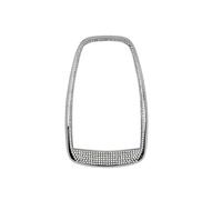 AXCDEVFC Center Console CD Panel Compatible With Benz E Class For W213 E200l 2016 2017 2018 1 Pcs Car Center Control Panel Diamond Rhinestone Decorative Frame