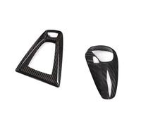 AXCDEVFC Gear Shift Panel Cover Compatible with BMW for M2 F87 M3 F80 2014 2015 2016 2017 2018 Car Center Console Gear Shift Knob Trim Cover Panel Accessories