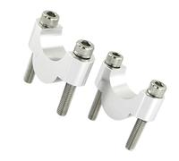 AXCDEVFC Motorcycle Handlebar Risers Compatible With Suzuki For DR-Z250 2001-2007 DR-Z400 2000-2004 For DR-Z400E 2000-2009 2015-2024 22mm Motorcycle Risers Bar Clamps