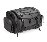 AXCDEVFC Motorcycle Saddle Bag Motorcycle Tail Bags Expandable Large For Capacity Travel Luggage Bags Waterproof Rear Pannier Bag Motorcycle Saddle Bag Universal
