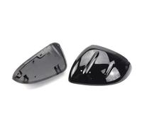 AXCDEVFC Rearview Mirror Shells Compatible With Mercedes For Benz GLC GLC 300 220d 300e 2022 2023 2014 2025 Replacement Black Mirror Cover Cap Car Accessories(Color: Bright black)