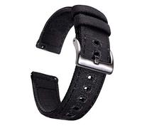 Axcellent Canvas Strap Compatible with 20mm 22mm Pro, 22MM Canvas Quick Release Watch Band Compatible with 20mm 22mm 1/ Gear S3 Frontier /S3 Classic,Gear 2,Gear Live
