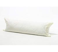 Axcent Comfort Long Bolster Pillowcases - Body Pillow Covers Neck Support - Pregnancy Maternity Orthopaedic Support Pillowcases (DOUBLE 4.6FT (54"), Cream)