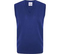 Axcent Comfort Men's Classic V Neck Sleeveless Cardigans Tops Tank Jumper Slipover Sweater Vest (as8, Alpha, x_l, Regular, Regular, Royal Blue)