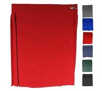Axcent Comfort Netball Pleated Gym Skirt for Women Girls Kids School Uniform PE Kilt Knife Pleats Wrap Around Pleated Sports Skirt (as8, Waist, Numeric_36, Regular, Regular, Red)