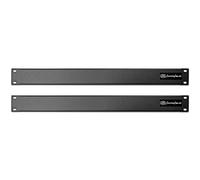 AxcessAbles RKBLANK1U A/V Rack Single Space Blank Plate for recording studios, touring, churches and IT closets (1U, Blank (Pair))