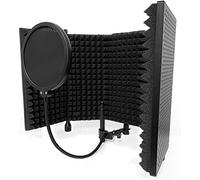 AxcessAbles SF-101VB Vented Recording Studio Microphone Isolation Shield (Black)