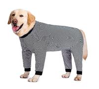 Axcimond Dog Recovery Suit Long Sleeve Dog Onesie with Zipper Dog Bodysuit After Surgery Dog Surgical Suit Post Spay/Neuter Wounds Protector Female/Male Dogs Medical Pet Shirt Dog Cone Alternative