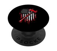 Axe, American Flag PopSockets Adhesive PopGrip