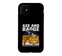 Axe And Badge Retired Both Earned Firefighter Case for iPhone 11
