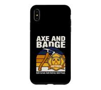 Axe And Badge Retired Both Earned Firefighter Case for iPhone XS Max