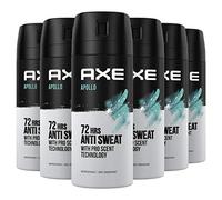Axe Apollo Deodorant Anti-Perspirant, 6 x 150 ml, Value Pack